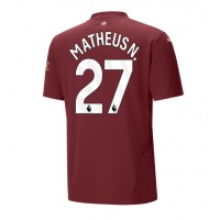 Camiseta Manchester City Matheus Nunes #27 Tercera Equipación 2024-25 manga corta